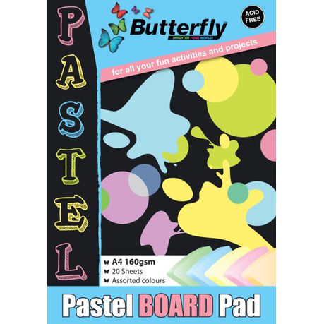 Pastel Project Board Paper A4 160gsm 20pg