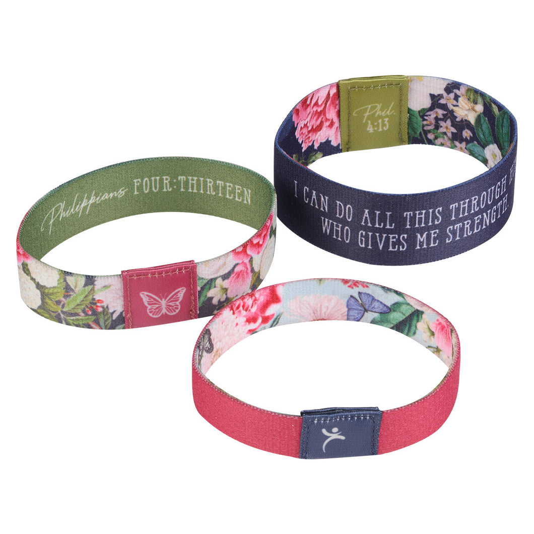 Elastic Wristband - She Believed She Could (Pack of 3)