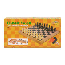 Load image into Gallery viewer, 3 in 1 Classic Wooden Game