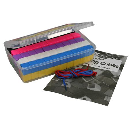 Counting cubes 100pc in Plastic Container