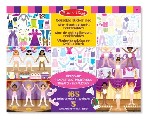 Reusable Dress-up Sticker Pad