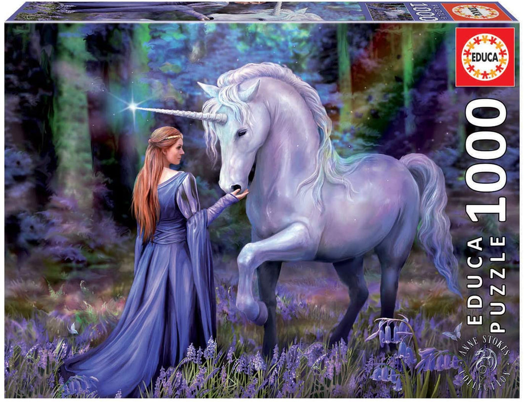 Puzzle 1000pc Bluebell Woods, Anne Stokes