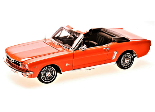 1/2 Ford Mustang (Convertible) Orange 1964 (scale 1 : 18)