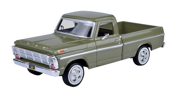 Ford F-100 Pickup Light Emerald Green 1969 (scale 1 : 24)