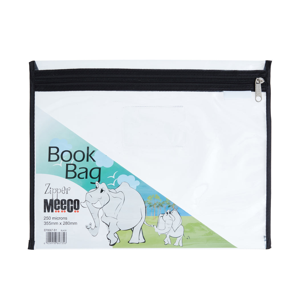 Clear PVC Homework Bag With Zip