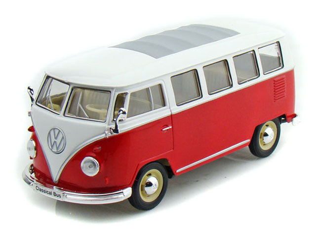 VW Classical Bus Red/White 1963 (scale 1 : 24)