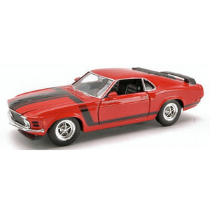 Ford Mustang Boss Red 1970 (scale 1 : 24)