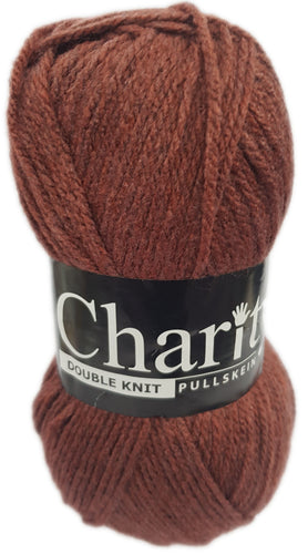 Charity Wool Double Knit Rust 5 x 100g