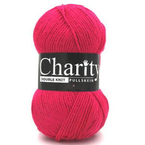 Charity Wool Double Knit Fuschia 5 x 100g
