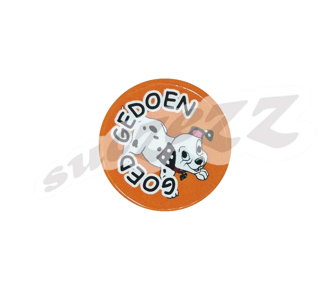 Stickers Goed gedoen 60 stuk