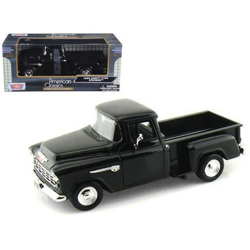 Chevy Stepside Black 1955 (scale 1 : 24)