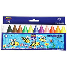 Load image into Gallery viewer, Wax crayons chubby 12pc