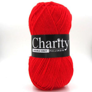 Charity Wool Double Knit Cherry Red 5 x 100g