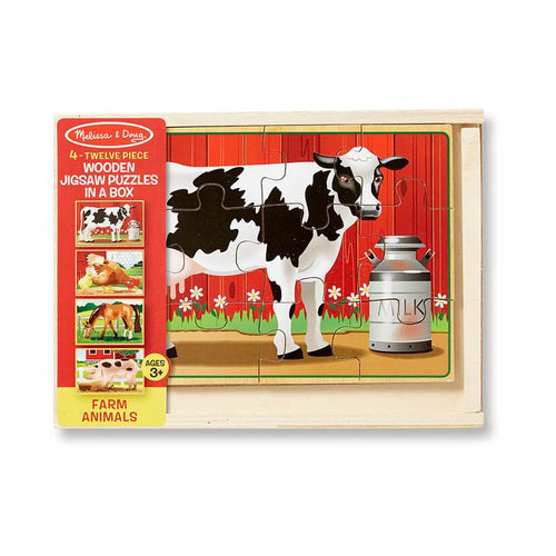 Farm Animal Puzzle in Box