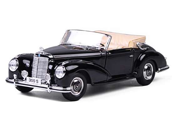 Mercedes Benz 300S Black 1955 1/18