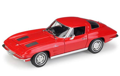 Chevrolet Corvette Red 1963 (scale 1 : 24)