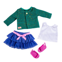 Load image into Gallery viewer, OG Regular Ruffle Skirt &amp; Sweater Outfit - Bright &amp; Brisk