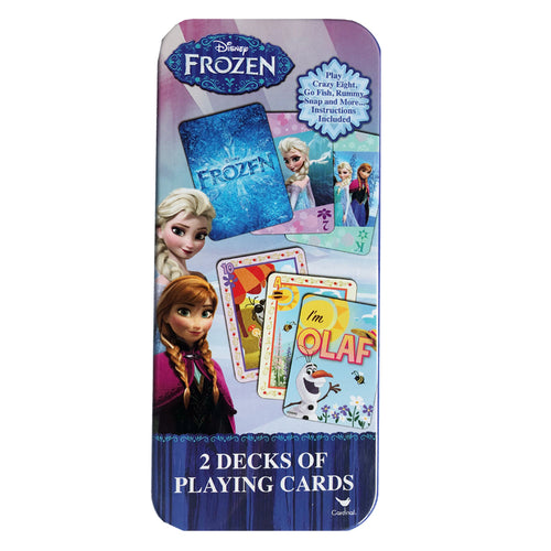 Frozen Playing Cards 2pc In Tin