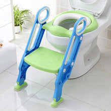 Load image into Gallery viewer, Ladder Step Potty - Blue &amp; Green (Soft Beginnings)