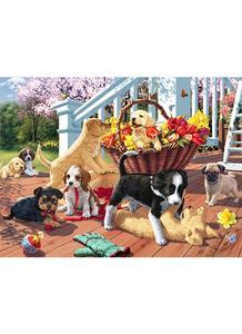 Puzzle 24pc Puppy Mischief