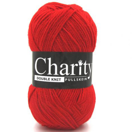 Charity Wool Double Knit Red 5 x 100g