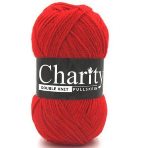 Charity Wool Double Knit Red 5 x 100g