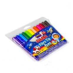 Jumbo Fibre Tip Pens 12pc