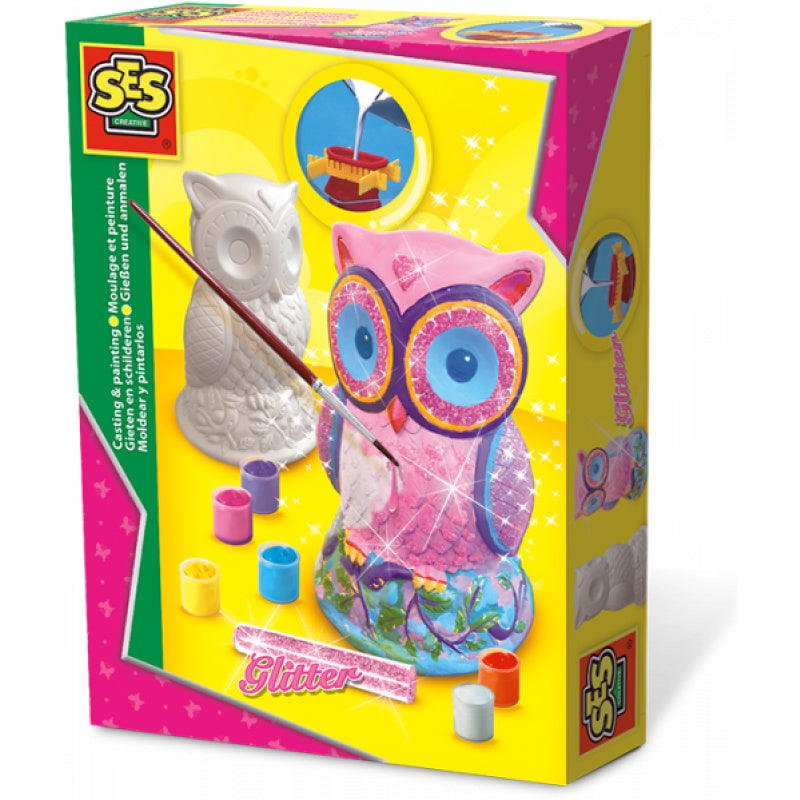 Casting & Painting Glitter Owl (SES)