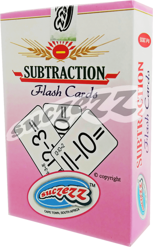 Subtraction Flash Cards