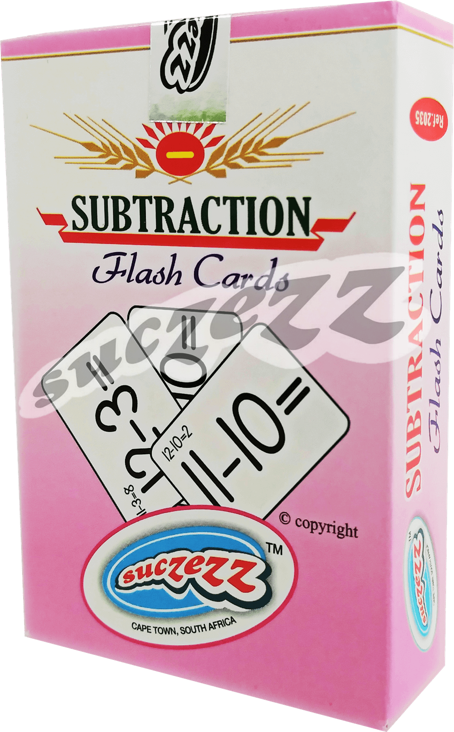 Subtraction Flash Cards