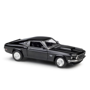 Ford Mustang Boss 429 Black 1969 (scale 1 : 24)