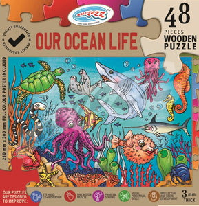 Puzzle 48pc Our Ocean Life