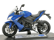 Load image into Gallery viewer, Suzuki GSX-S1000F 2017 Blue/Black (scale 1 : 18)