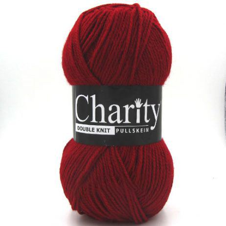 Charity Wool Double Knit Wine 5 x 100g