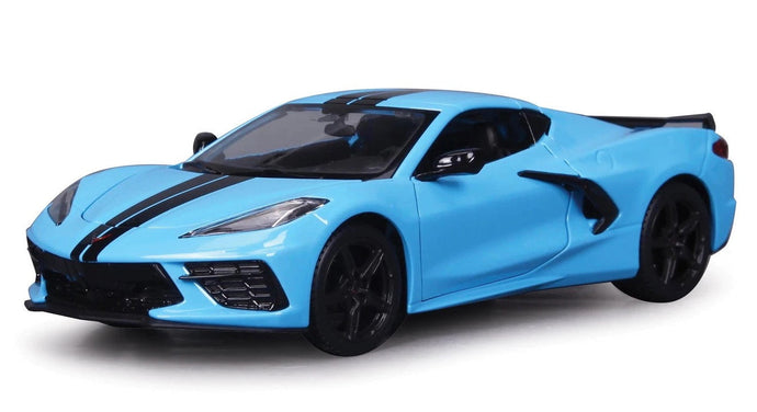 Chevrolet Corvette Stingray Z51 2020 (scale 1 : 24) (blue)