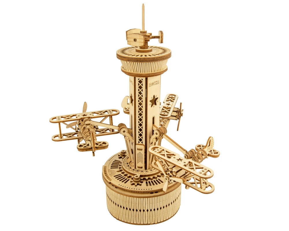 Airplane Control Tower Music Box (ROKR)
