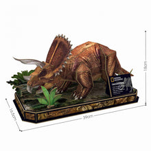 Load image into Gallery viewer, Triceratops 44pc (National Geographic)