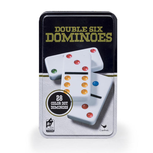 Double Six Dominoes In Tin