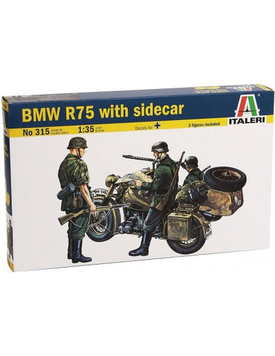 BMW R75 with Side Car (scale 1 : 35)