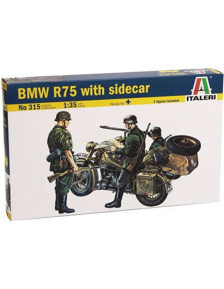 BMW R75 with Side Car (scale 1 : 35)