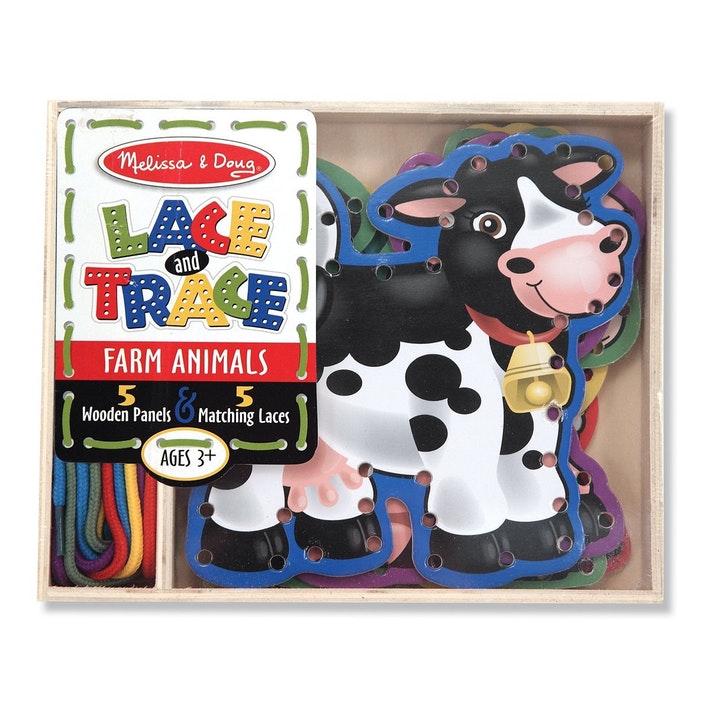 Farm Animals Lace & Trace