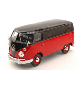 Volkwagen Type 2 (T1) Delivery Van Black/Red (scale 1 : 24)
