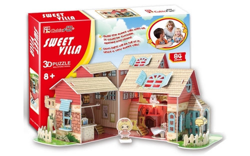 Puzzle 3D 84pc Sweet Villa