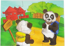 Load image into Gallery viewer, Puzzle 9pc Peter Panda Goes To School