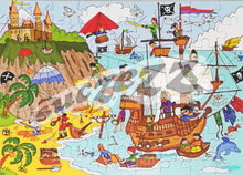 Load image into Gallery viewer, Puzzle 72pc Wooden Pirates @ Sea