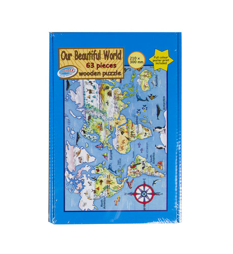 Puzzle 63pc Our Beautiful World