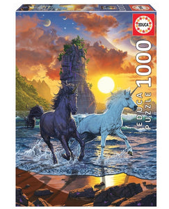 Puzzle 1000pc Unicorns On The Beach, Vincent Hie