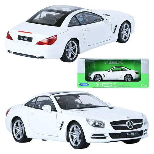 Mercedes Benz SL500 Hard Top White 2012 (scale 1 : 18)