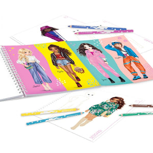 Top Model Create Your Colouring Book (Malia & Hayden)