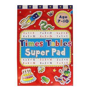 Times Tables Super Pad (Ages 7-10)